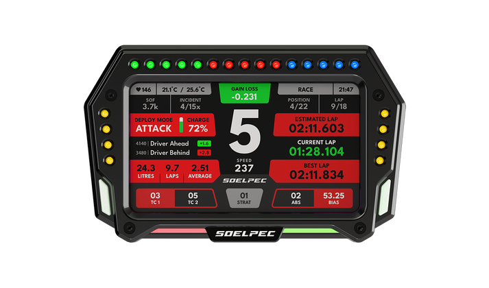 Soelpec XR-5 Dashboard