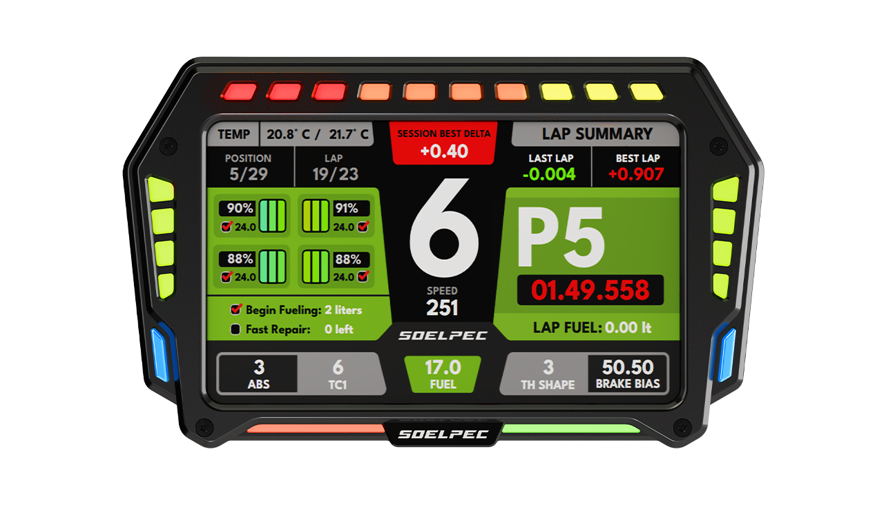Soelpec XR-7 Digital Dashboard